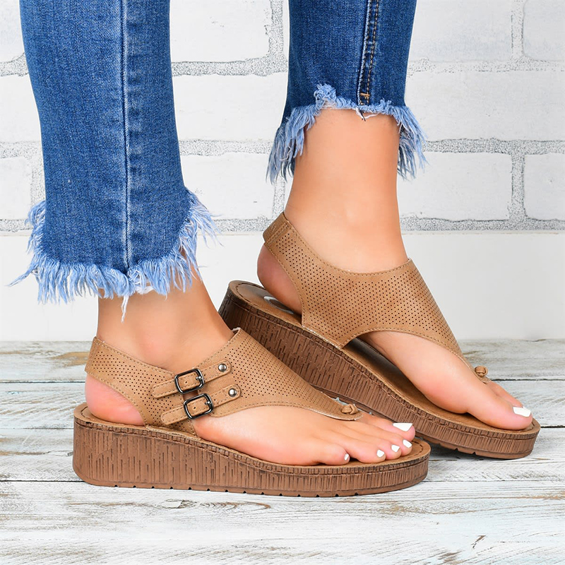 Flip-flops Wedge Sandals For Ladies12
